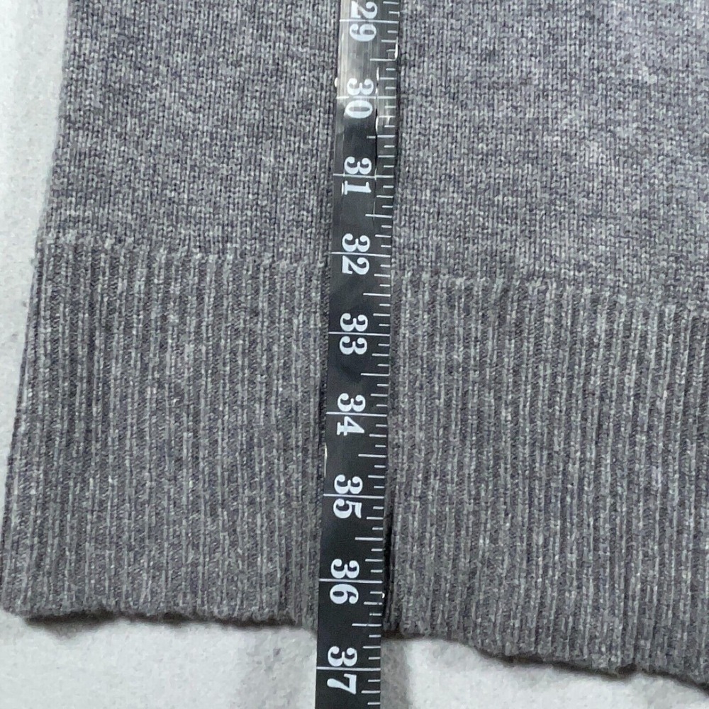 Halogen Cardigan Women XXS Petite Longline Open Front Wool Cashmere Minimalist - Picture 5 of 11